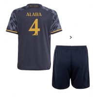 Real Madrid David Alaba #4 Replica Away Minikit 2023-24 Short Sleeve (+ pants)